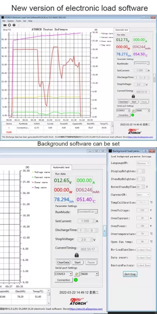 Модульне Електронне Навантаження Atorch DL24MP