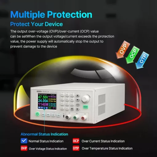 Лабораторний блок живлення RD6018 + S800 + RD-800-68