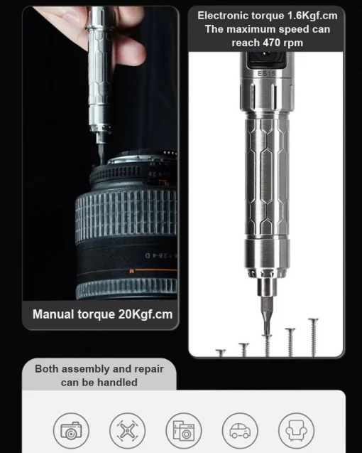 Електрична викрутка Miniware ES15S