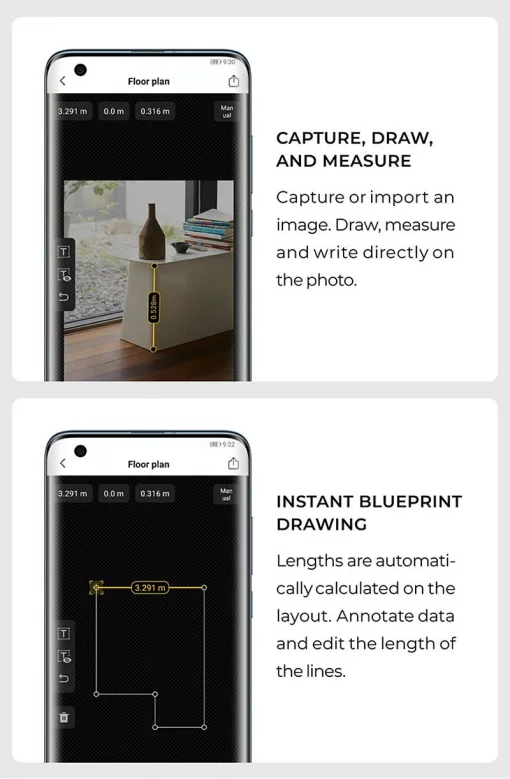 Лазерна рулетка HOTO PRO H-D50