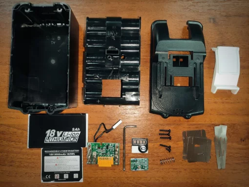 Корпус 5S 2P акумулятора Makita 18В BL1890 під елементи 21700