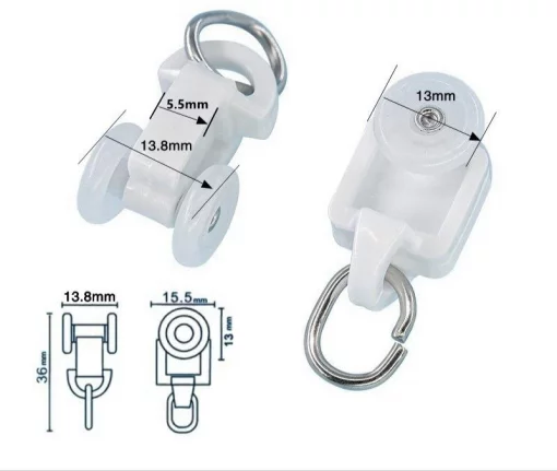 Ролики (бігунки) для електрокарниза