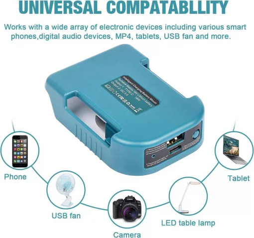 Адаптер USB 5В для акумуляторів Makita 18В