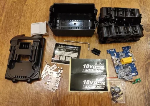 Корпус 5S 2P акумулятора Makita 18В BL1830В, BL1840В, BL1850В, BL1860В для самостійного складання