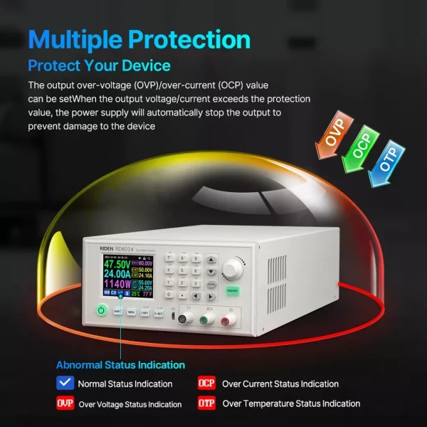 Лабораторний блок живлення RD6030 + S800 + RD-1500-68